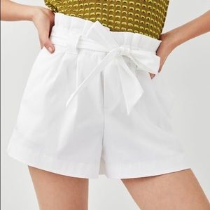 Zara High-waisted Paper bag Shorts